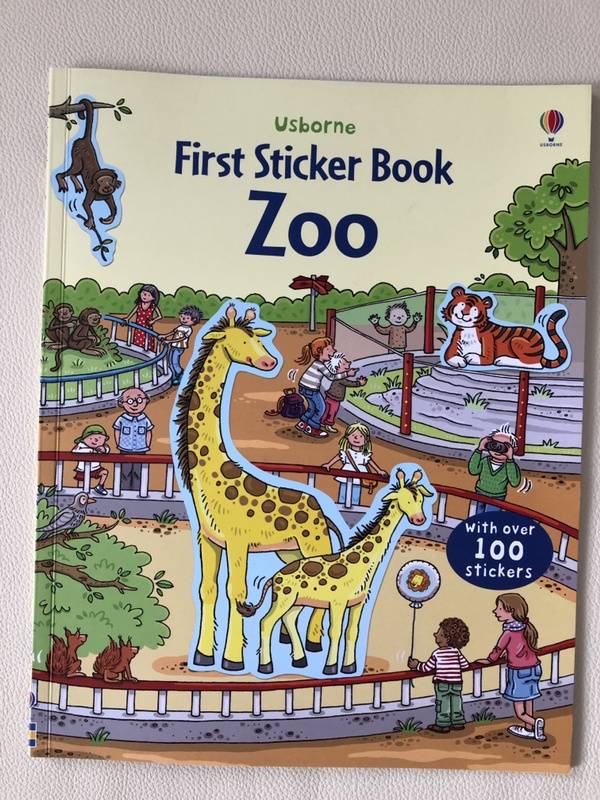 Иллюстрация 4 из 15 для First Sticker Book. Zoo | Лабиринт - книги. Источник: Вишневская  Юлия