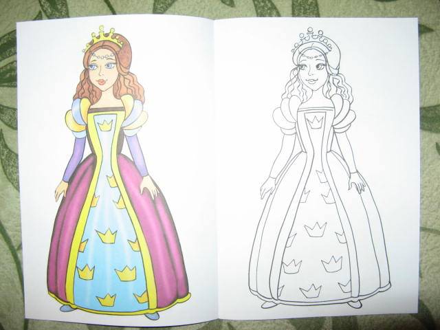 Иллюстрация 3 из 5 для Посмотри и раскрась: Принцессы | Лабиринт - книги. Источник: libe