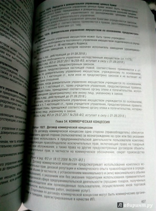 Иллюстрация 4 из 4 для Гражданский кодекс РФ на 20.02.18 (4 части) | Лабиринт - книги. Источник: Пайнс  Диппер