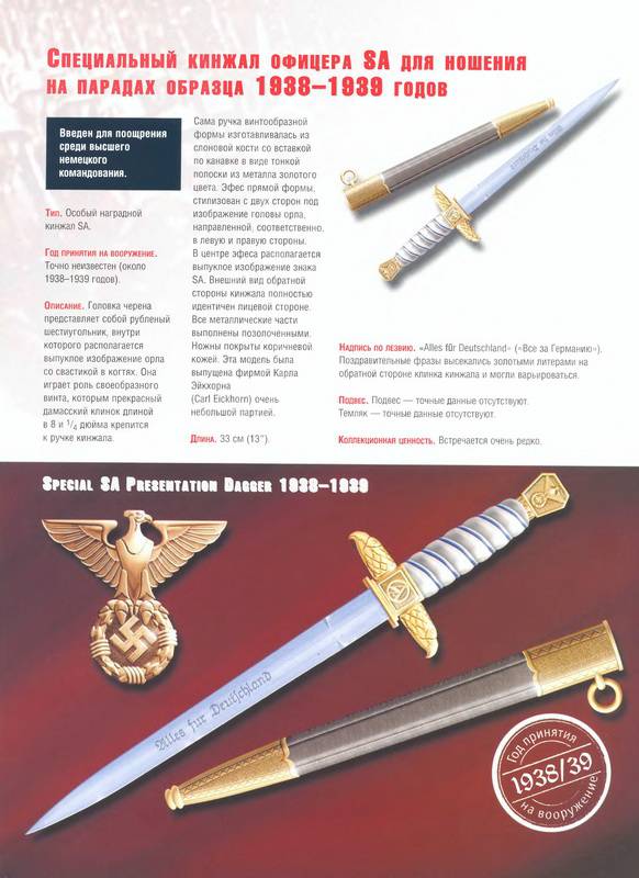 Иллюстрация 24 из 29 для Холодное оружие Третьего Рейха: кортики, кинжалы, штык-ножи, клейма | Лабиринт - книги. Источник: Ялина