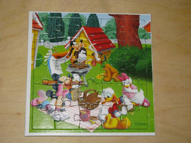 Иллюстрация 4 из 4 для Step Puzzle 4 в 1 "Микки Маус" (92300) | Лабиринт - игрушки. Источник: kootova