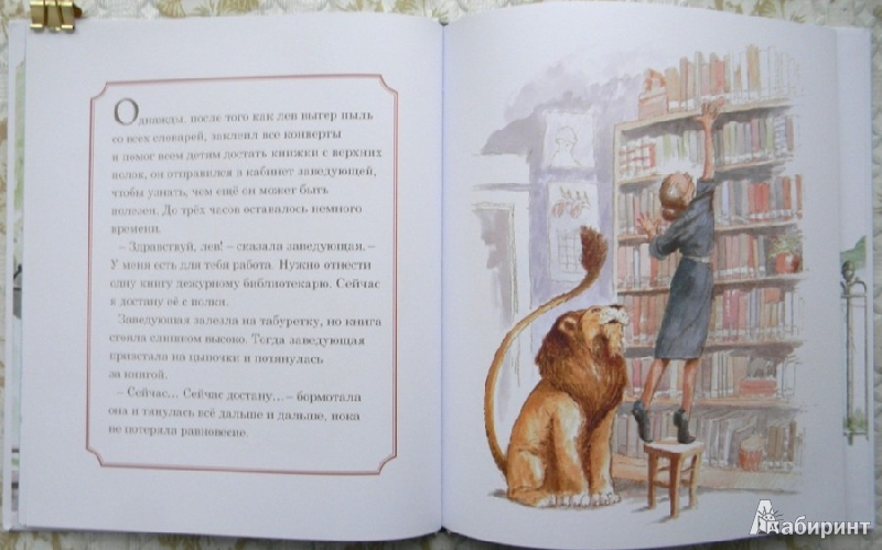 Иллюстрация 23 из 39 для Лев в библиотеке - Мишель Кнудсен | Лабиринт - книги. Источник: Раскова  Юлия