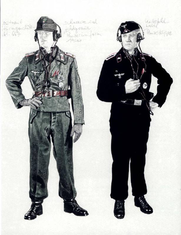 Иллюстрация 29 из 40 для Униформа III Рейха. Бронетанковые войска. 1934-1945 - Вернер Хорн | Лабиринт - книги. Источник: Флинкс