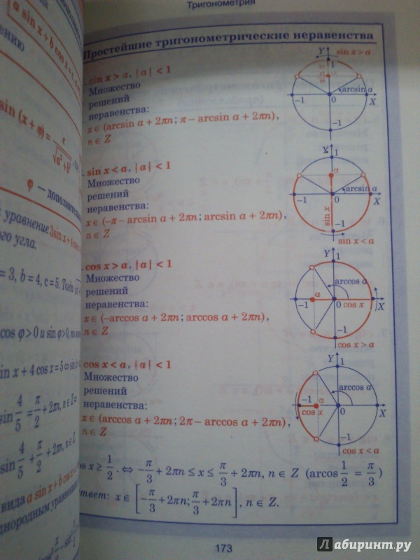 Иллюстрация 3 из 46 для Математика. Весь школьный курс в таблицах | Лабиринт - книги. Источник: Polinna