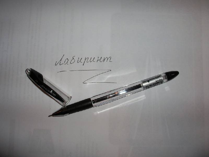 Иллюстрация 1 из 2 для Ручка гелевая "Nuvo" 0,5мм черная (010084-01) | Лабиринт - канцтовы. Источник: Tiger.