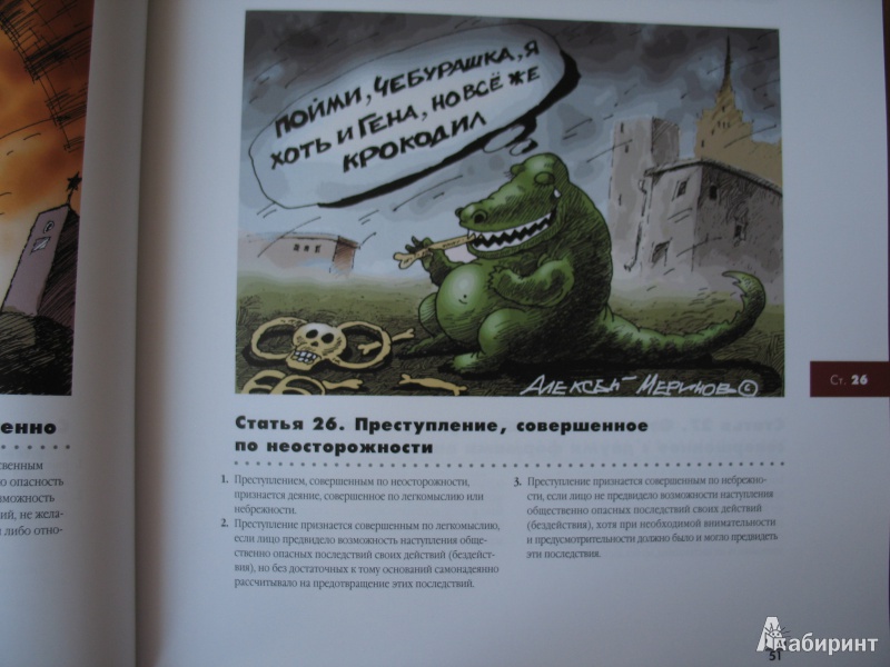 Иллюстрация 19 из 26 для Иллюстрированный Уголовный кодекс РФ | Лабиринт - книги. Источник: AnnaSanna