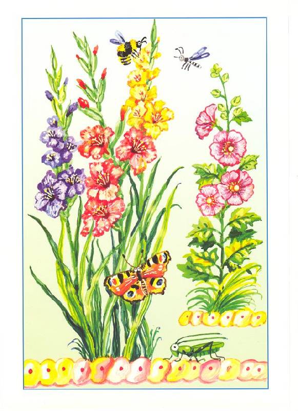 Иллюстрация 5 из 7 для Садовые цветы. Рисование красками - Ирина Лыкова | Лабиринт - книги. Источник: Яровая Ирина