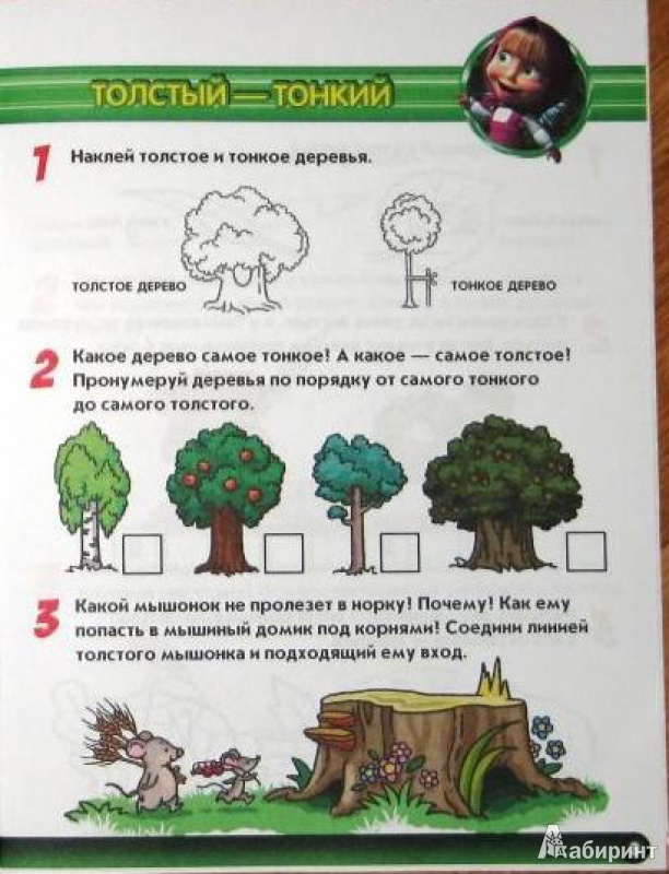 Иллюстрация 14 из 18 для Противоположности. Маша и Медведь. 4-5 лет | Лабиринт - книги. Источник: СветланаС