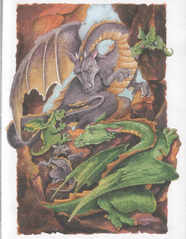 Иллюстрация 17 из 21 для Драконы. Рисуем акварельными красками - Пол Дэвис | Лабиринт - книги. Источник: Ялина