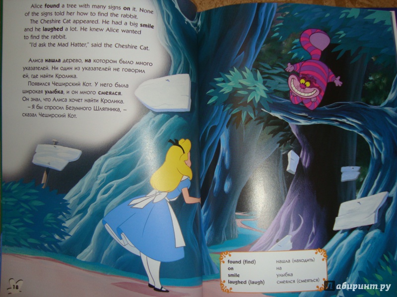 Иллюстрация 14 из 17 для Disney English. Алиса в Стране чудес. Тема "Чувства и эмоции" (+CD) | Лабиринт - книги. Источник: Ярославцева  Марина Викторовна