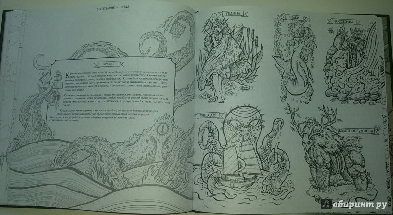 Иллюстрация 22 из 49 для Фантастические существа. Книга-раскраска | Лабиринт - книги. Источник: Маркона