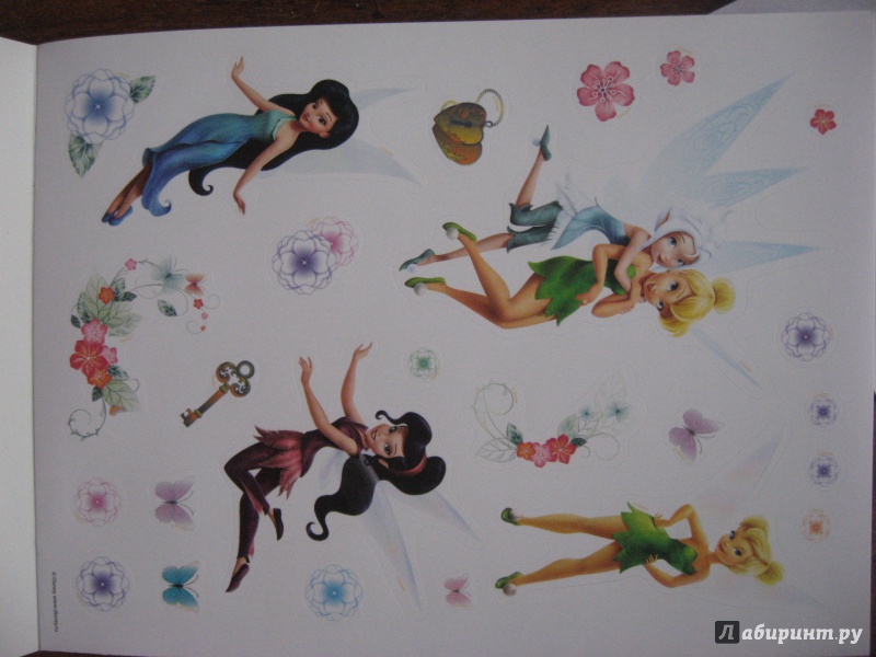Иллюстрация 11 из 11 для 100 наклеек "Disney. Феи" | Лабиринт - игрушки. Источник: Zaynetka