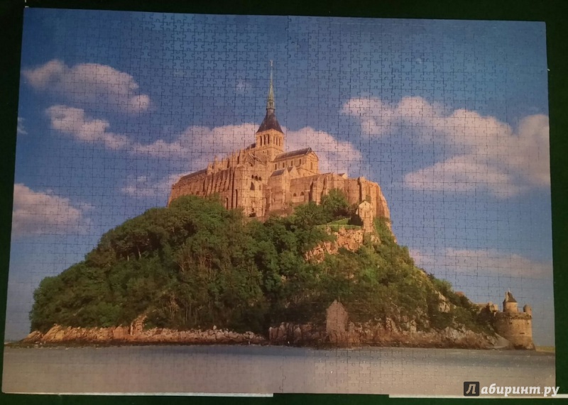 Иллюстрация 2 из 2 для Step Puzzle-2000  Франция. Мон-Сен-Мишель (84015) | Лабиринт - игрушки. Источник: ASHK