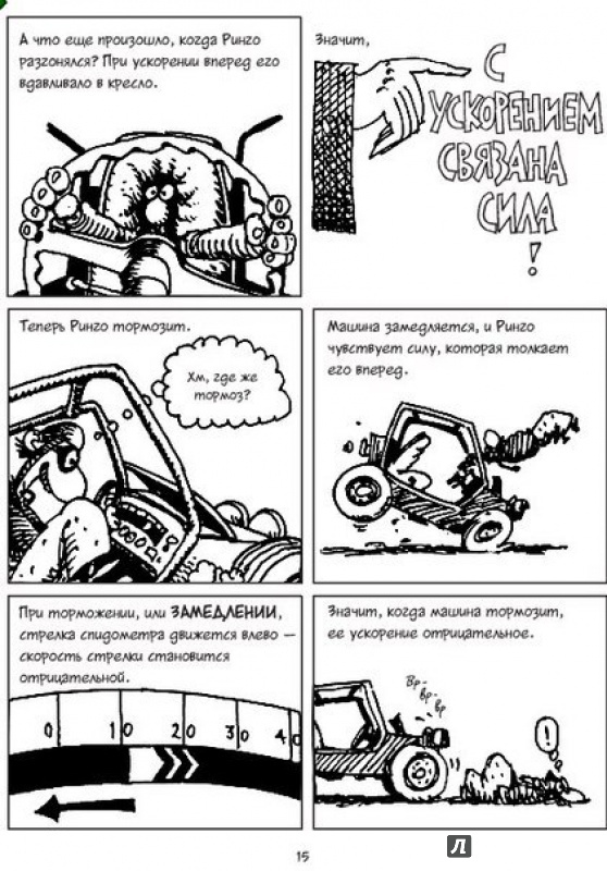 Иллюстрация 9 из 19 для Физика. Естественная наука в комиксах - Гоник, Хаффман | Лабиринт - книги. Источник: Greekras