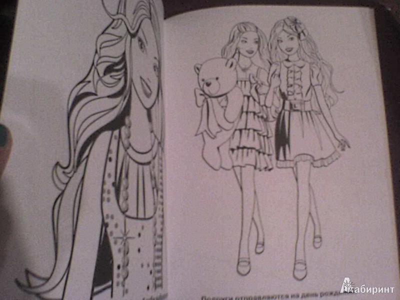 Иллюстрация 2 из 3 для Раскраска с глиттером "Барби" (№1001) | Лабиринт - книги. Источник: Роза с шипами