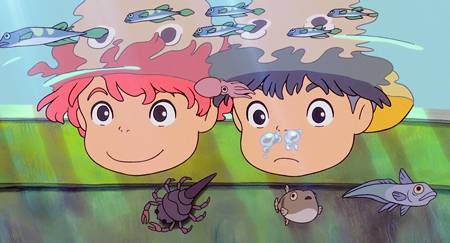 Иллюстрация 1 из 6 для Рыбка Поньо на утесе (DVD) - Хаяо Миядзаки | Лабиринт - . Источник: Андрей