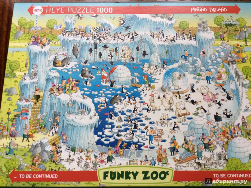 Иллюстрация 9 из 22 для Puzzle-1000 "Полярный зоопарк, Degano, Classics" (29692) | Лабиринт - игрушки. Источник: Маргарита
