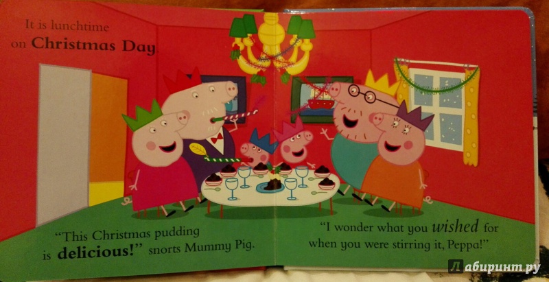 Иллюстрация 6 из 17 для Peppa Pig. Peppa's Christmas Wish (board bk) | Лабиринт - книги. Источник: Рыжкова Алина