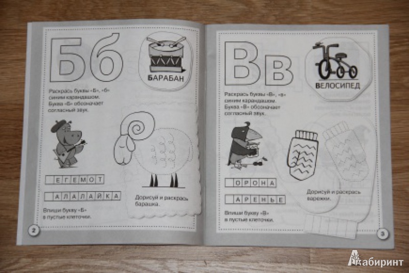 Иллюстрация 2 из 12 для Рабочая тетрадь дошкольника. Учим буквы. ФГОС | Лабиринт - книги. Источник: loko-moko
