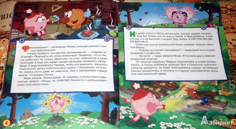 Иллюстрация 5 из 6 для Смешарики: Дар - Корнилова, Вербицкая | Лабиринт - книги. Источник: Лек