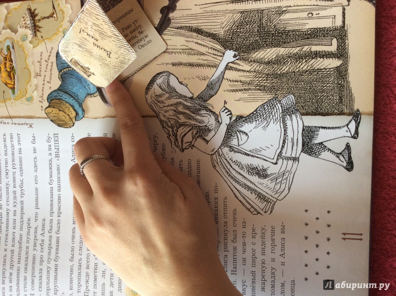 Иллюстрация 107 из 240 для Приключения Алисы в Стране Чудес. Тканевая обложка - Льюис Кэрролл | Лабиринт - книги. Источник: Андренкова  Яна