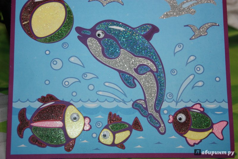 Иллюстрация 8 из 8 для Мерцающий песок "Дельфинчик" (2656) | Лабиринт - игрушки. Источник: Ksuh