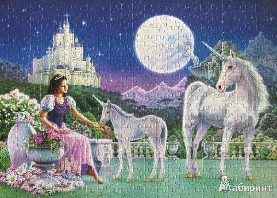 Иллюстрация 2 из 8 для Puzzle-500 "Единороги и принцесса" (B-51632) | Лабиринт - игрушки. Источник: ЛиС-а