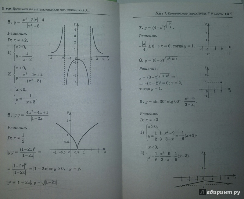 Иллюстрация 5 из 5 для Тренажер по математике для подготовки к ЕГЭ и олимпиадам. 7-11 классы - Эдуард Балаян | Лабиринт - книги. Источник: Маркона
