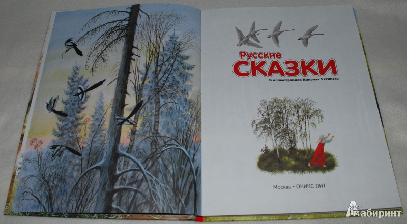 Иллюстрация 15 из 44 для Русские сказки в иллюстрациях Николая Устинова | Лабиринт - книги. Источник: Книжный кот