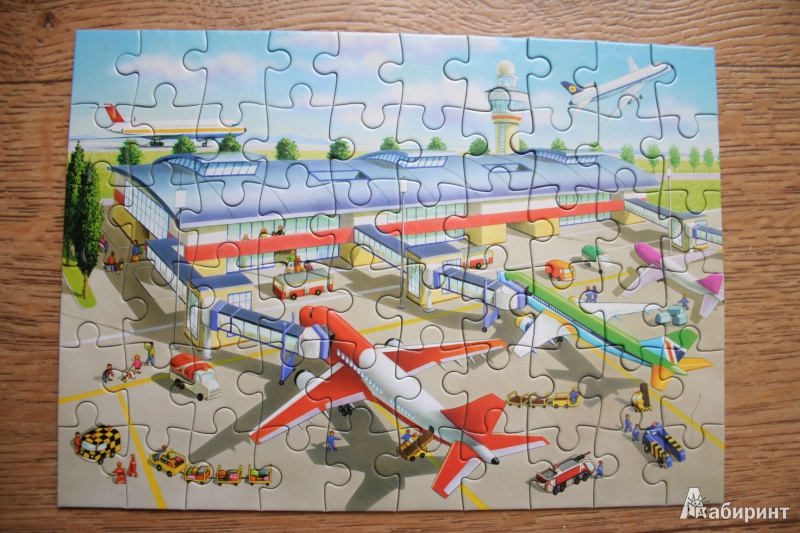 Иллюстрация 6 из 7 для Puzzle-30*40*50*60 "Транспорт" (4 в 1) (В-04164-NEW) | Лабиринт - игрушки. Источник: kolobus