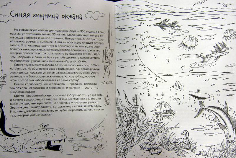 Иллюстрация 7 из 7 для Обитатели морских глубин. От точки к точке - Ольга Александрова | Лабиринт - книги. Источник: Спанч Боб