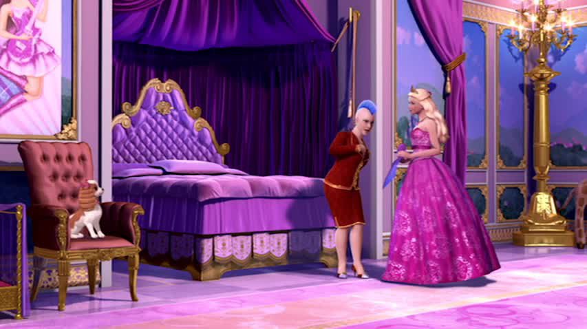 Иллюстрация 6 из 13 для Барби. Принцесса и поп-звезда (DVD) - Зик Нортон | Лабиринт - . Источник: noname