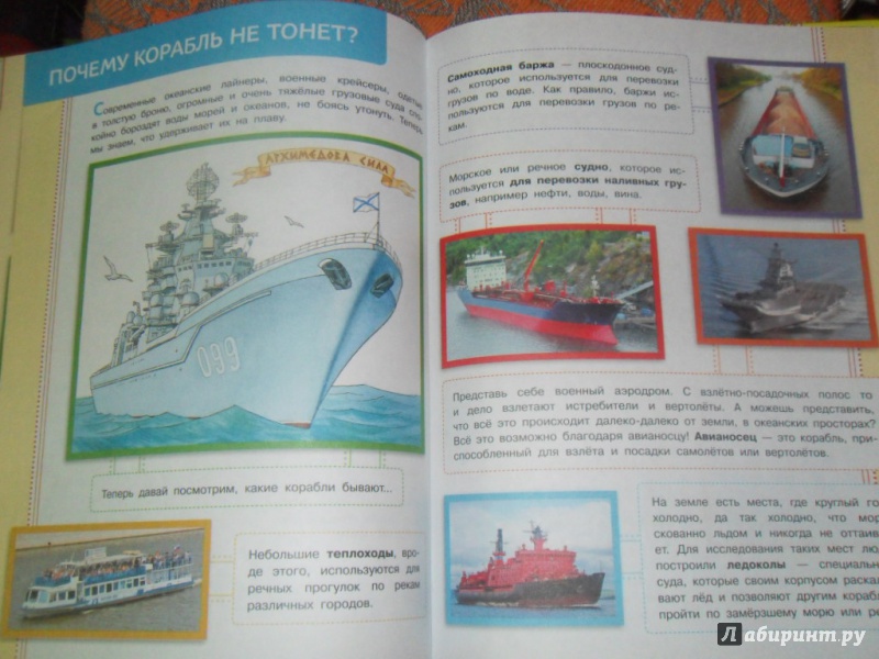 Иллюстрация 17 из 20 для Как это устроено? Автомобиль и корабль - Зигуненко, Собе-Панек | Лабиринт - книги. Источник: Мама чуда
