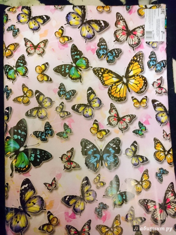 Иллюстрация 4 из 5 для Бумага упаковочная "Тропические бабочки" (39497) | Лабиринт - сувениры. Источник: Manerka