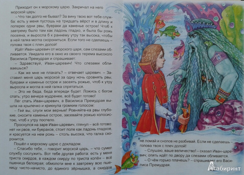 Иллюстрация 18 из 31 для Морской царь и Василиса Премудрая | Лабиринт - книги. Источник: Недопекина  Евгения