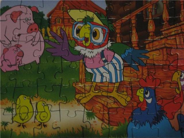 Иллюстрация 5 из 7 для Step Puzzle-54 "Попугай Кеша" (71007) | Лабиринт - игрушки. Источник: малышка Мю
