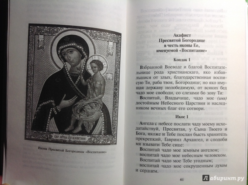Иллюстрация 23 из 27 для Акафистник православной матери | Лабиринт - книги. Источник: Юлия  Юлия
