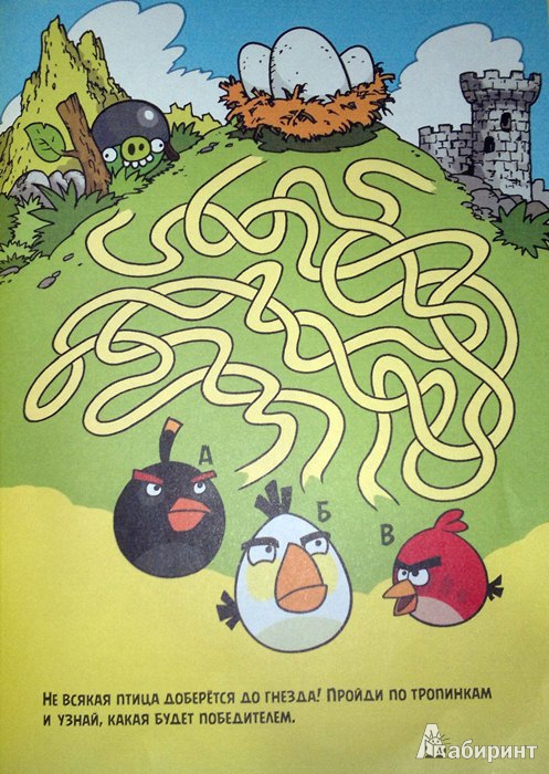 Иллюстрация 9 из 11 для Angry Birds. Улётные задания | Лабиринт - книги. Источник: Леонид Сергеев