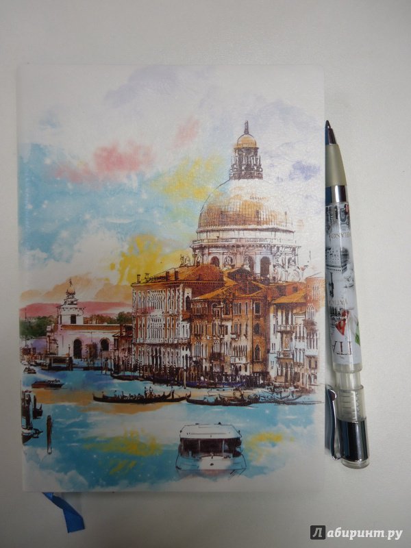 Иллюстрация 5 из 13 для Ежедневник недатированный "Венеция" (срез голубой, А6+) (42586) | Лабиринт - канцтовы. Источник: Затерянная