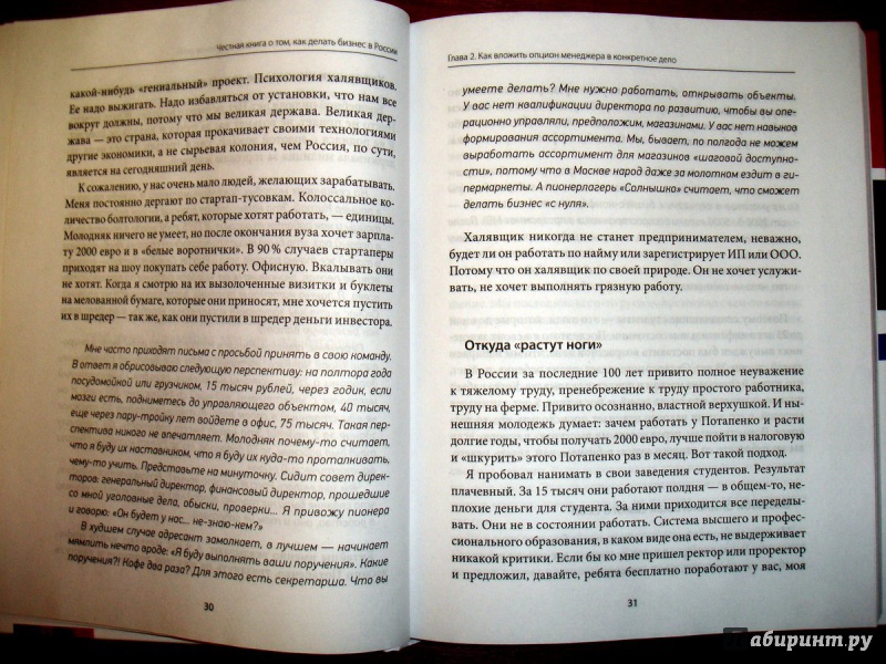 Иллюстрация 20 из 44 для Честная книга о том, как делать бизнес в России - Дмитрий Потапенко | Лабиринт - книги. Источник: Kassavetes