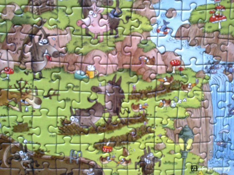Иллюстрация 19 из 42 для Puzzle-1000 Лесной зоопарк | Лабиринт - игрушки. Источник: Mousse