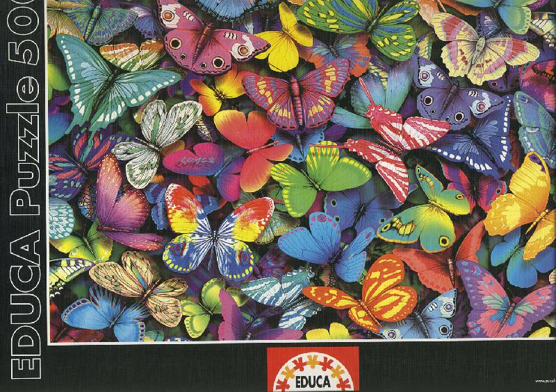 Иллюстрация 13 из 24 для Пазл-500 "Бабочки" (13760) | Лабиринт - игрушки. Источник: ЛиС-а