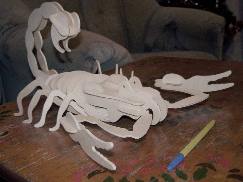 Иллюстрация 3 из 5 для Сборная деревянная модель "Скорпион" (Е006) | Лабиринт - игрушки. Источник: Непомнящих  Ирина Сергеевна