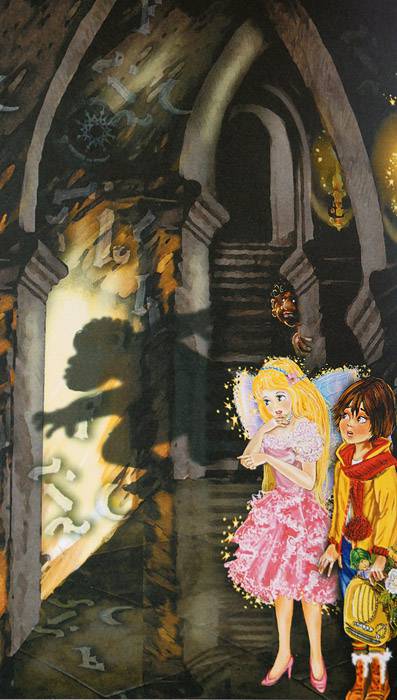 Иллюстрация 24 из 25 для Маленькая фея и Тайна Черного Коридора + кулон - Злата Серебрякова | Лабиринт - книги. Источник: LutikL