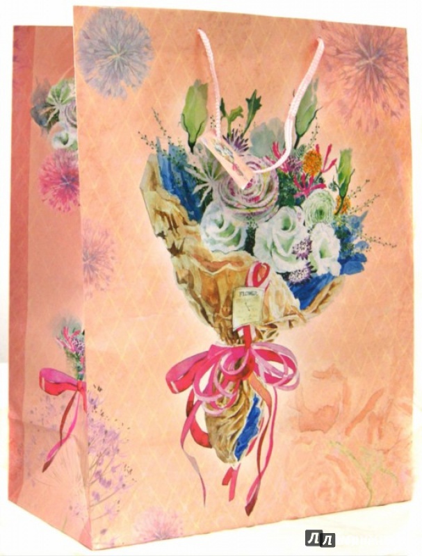 Иллюстрация 5 из 5 для Пакет бумажный "Весенний букет" 17,8*22,9*9,8 см (35944) | Лабиринт - сувениры. Источник: Елисеев  Никита Михайлович