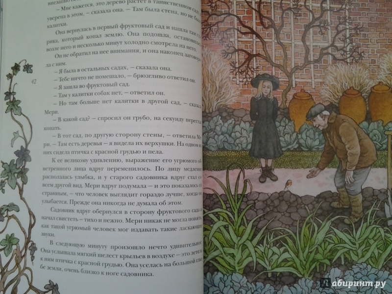 Иллюстрация 21 из 64 для Таинственный сад - Фрэнсис Бёрнетт | Лабиринт - книги. Источник: Olga