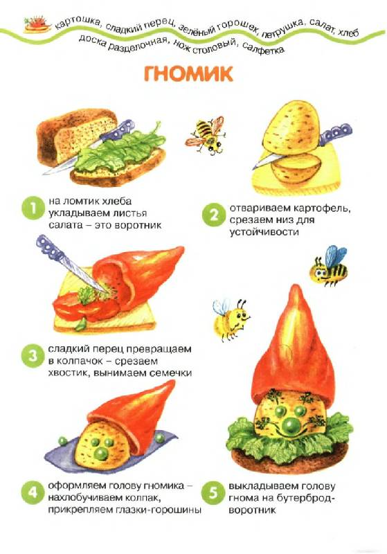 Иллюстрация 2 из 7 для Веселый бутерброд. Детская кулинария - Бондарева, Юдохина | Лабиринт - книги. Источник: Спанч Боб