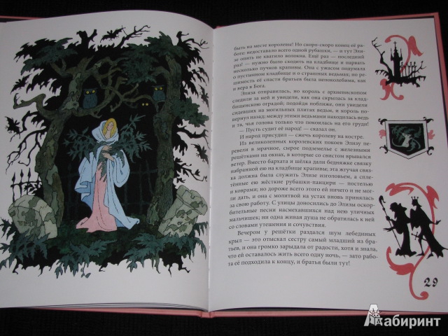 Иллюстрация 42 из 43 для Дикие лебеди - Ханс Андерсен | Лабиринт - книги. Источник: Nemertona