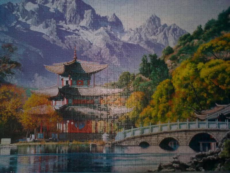 Иллюстрация 3 из 13 для Puzzle-1000. Пагода, Китай (С-101481) | Лабиринт - игрушки. Источник: BKN
