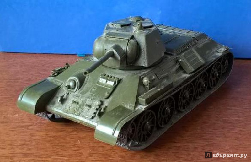 Иллюстрация 4 из 18 для Советский средний танк Т-34/76 (3525) | Лабиринт - игрушки. Источник: Гусева  Татьяна